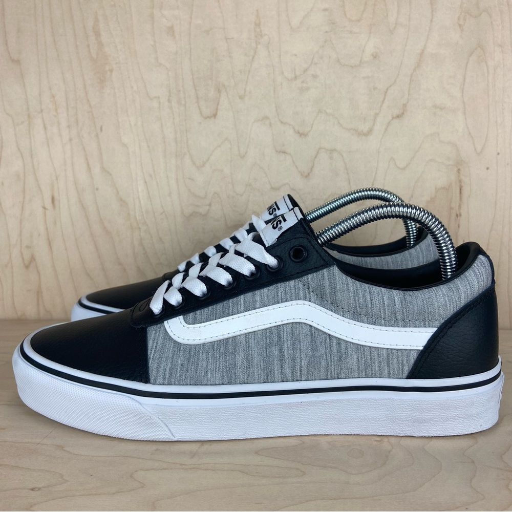 Vans Ward Shoes Sneakers Black Grey Men’s Size 9 Women’s 10.5 - Picture 3 of 11
